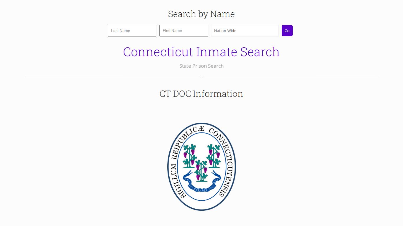 Connecticut Inmate Search - Inmates Plus